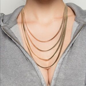 🆕 Layered Herringbone Chain